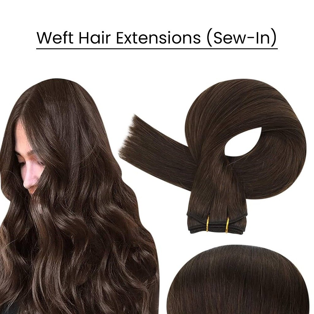 Weft Hair Extensions (Sew-In) in Dombivli